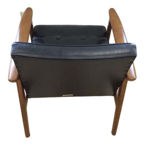 カリモク60 (カリモクロクマル) アームチェアー ブラック×ブラウン 238 1人掛け W36170 Kチェア