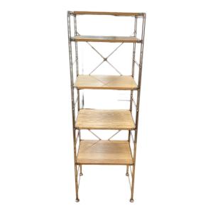 無印良品 (ムジルシリョウヒン) ステンレスユニットシェルフ ナチュラル×グレー 289