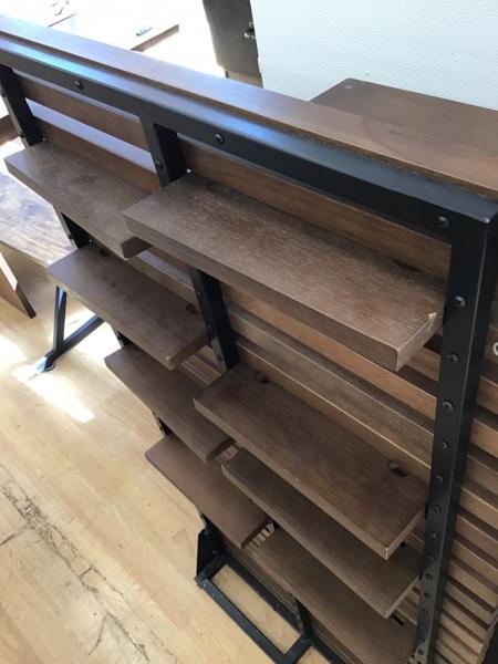 ACTUS 木製オープンシェルフ ACTUS (アクタス) オープンシェルフ ブラウン 留め木欠品