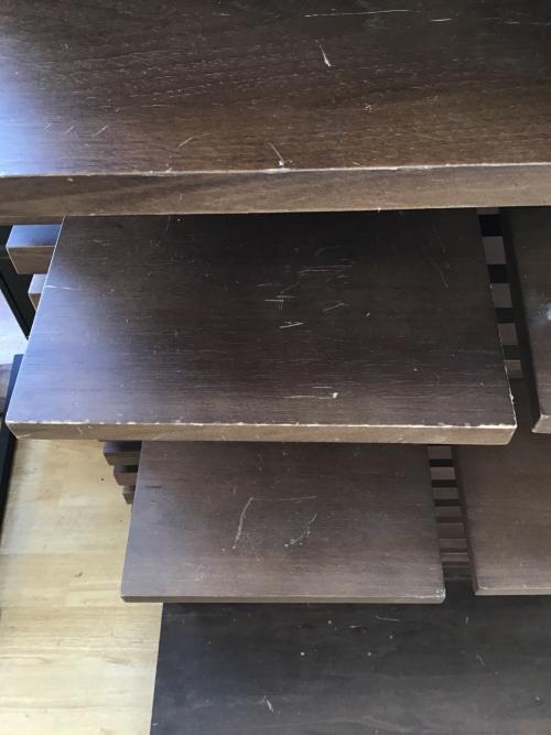 ACTUS (アクタス) オープンシェルフ ブラウン 留め木欠品