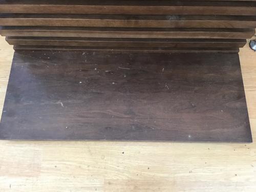 ACTUS (アクタス) オープンシェルフ ブラウン 留め木欠品