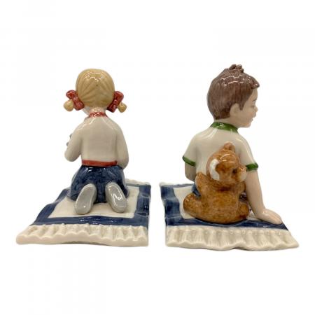 【美品】ロイヤルコペンハーゲン イヤーフィギュリンペア2003年 男の子 女の子 Yahoo!オークション -「女の子」(ロイヤルコペンハーゲン) (西洋