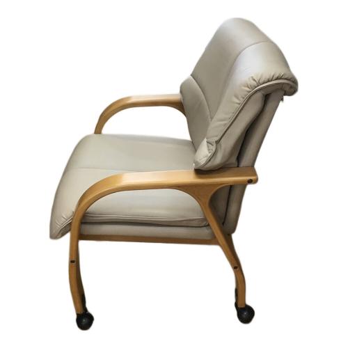 冨士ファニチア (フジファニチア) ダイニングチェアー アイボリー 267 キャスター付 D2591A