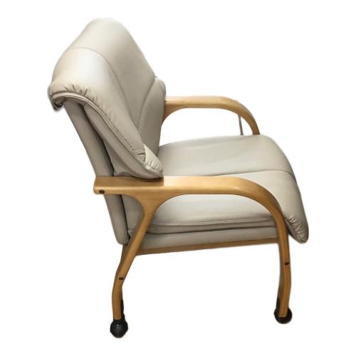 冨士ファニチア (フジファニチア) ダイニングチェアー アイボリー 267 キャスター付 D2591A