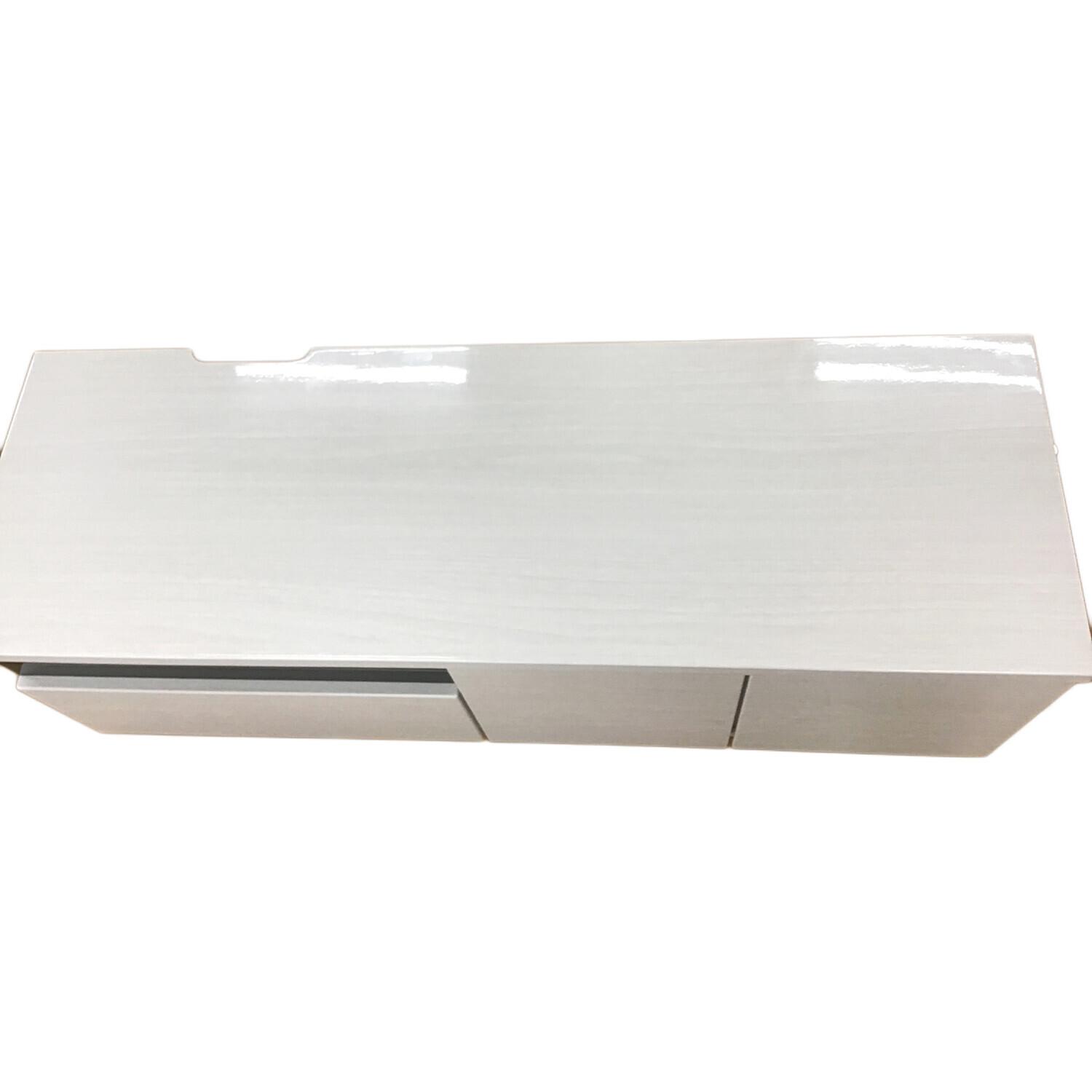 ニトリ テレビボード ホワイト 2枚扉 引き出し付き｜トレファク