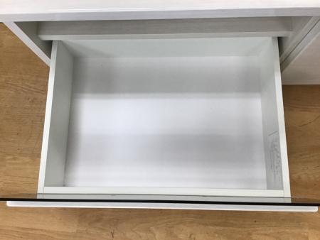 ニトリ テレビボード ホワイト 2枚扉 引き出し付き｜トレファクONLINE
