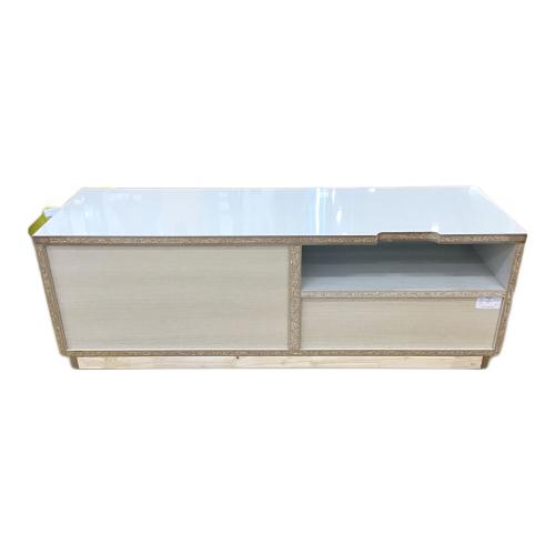 ニトリ テレビボード ホワイト 2枚扉 引き出し付き