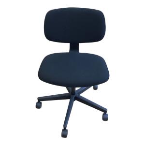 無印良品 (ムジルシリョウヒン) ワークチェアー ブラック 248 ワーキングチェア・背座ワイドタイプ 布