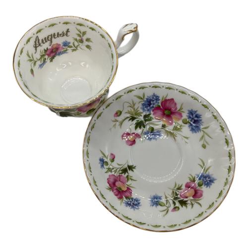 ROYAL ALBERT (ロイヤルアルバート) カップ&ソーサー フラワー・オブ・ザ・マンス 2Pセット