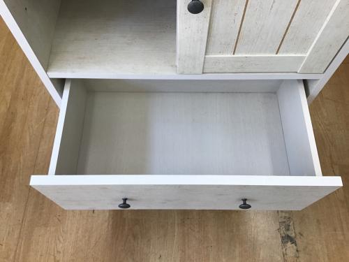 ニトリ マルチチェスト ホワイト 1枚扉 リズバレーSLM9060HW