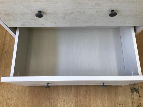 ニトリ マルチチェスト ホワイト 1枚扉 リズバレーSLM9060HW