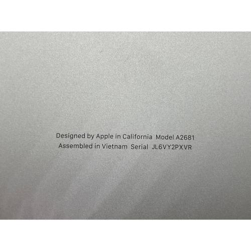 Apple (アップル) MacBook Air(M2,2022) A2681 13.6インチ Mac OS メモリ:8GB SSD:256GB JL6VY2PXVR