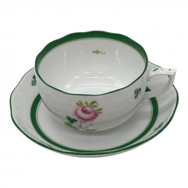 Herend (ヘレンド) プレート △ アポニーグリーン オリエンタルボールS