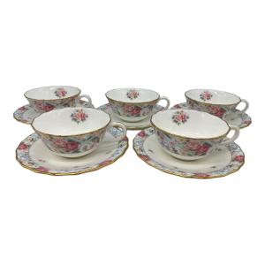 Noritake (ノリタケ) カップ&ソーサー WEDDING MALL 5Pセット