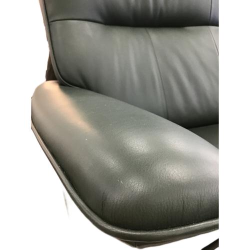 karimoku (カリモク) 3人掛けソファー グリーン×ブラウン 216 ZW3703