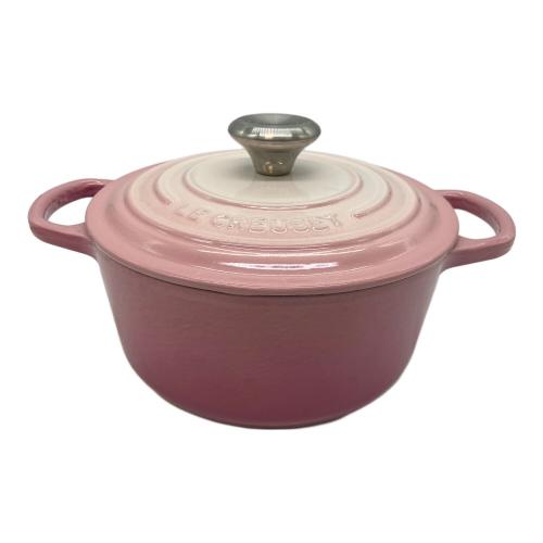 LE CREUSET (ルクルーゼ) 鍋 ピンク ココット・ロンド