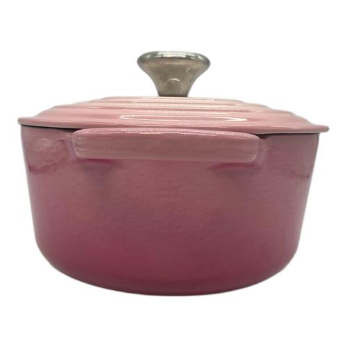 LE CREUSET (ルクルーゼ) 鍋 ピンク ココット・ロンド