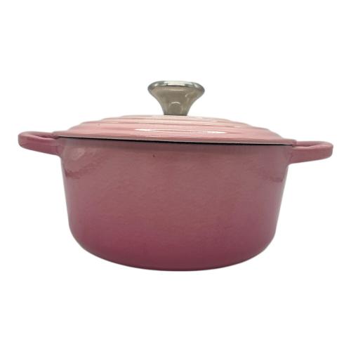 LE CREUSET (ルクルーゼ) 鍋 ピンク ココット・ロンド