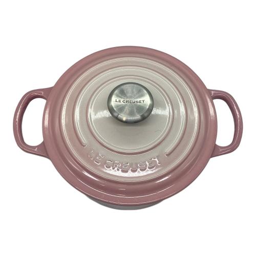 LE CREUSET (ルクルーゼ) 鍋 ピンク ココット・ロンド