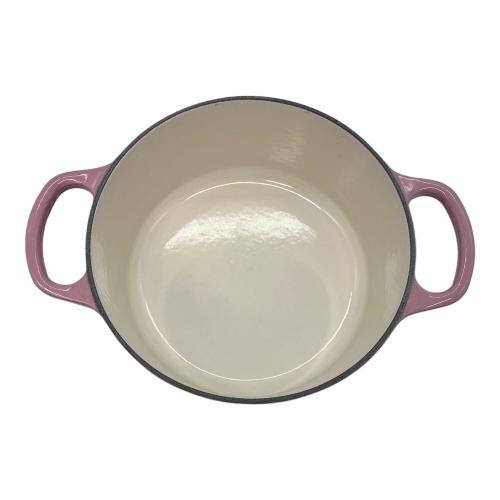 LE CREUSET (ルクルーゼ) 鍋 ピンク ココット・ロンド