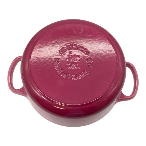 LE CREUSET (ルクルーゼ) 鍋 ピンク ココット・ロンド
