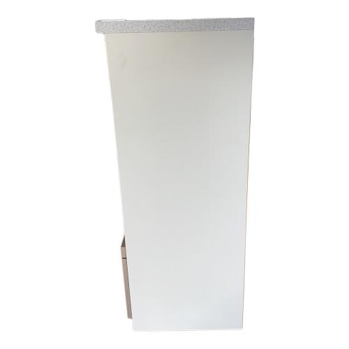 レンジ台 グレー 27 2枚扉 引き出し付