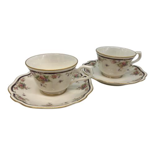 Noritake (ノリタケ) カップ&ソーサー グランブロシェ 2Pセット