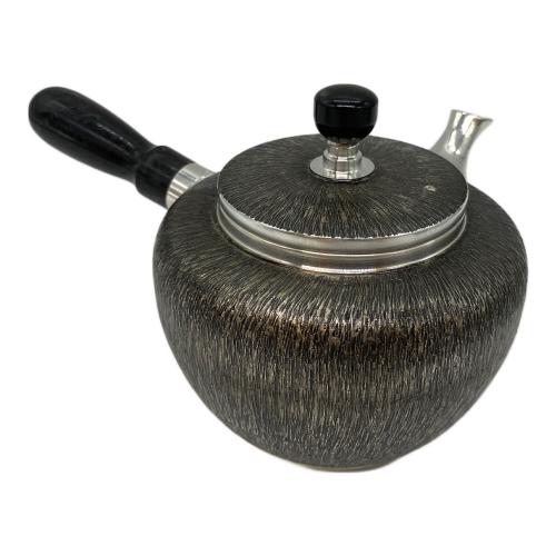 錫半 (スズハン) 茶器揃 ▲ 嵯峨野 急須・茶托・茶さじ・茶壺・瓶座