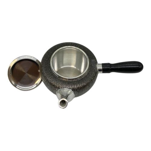 錫半 (スズハン) 茶器揃 ▲ 嵯峨野 急須・茶托・茶さじ・茶壺・瓶座