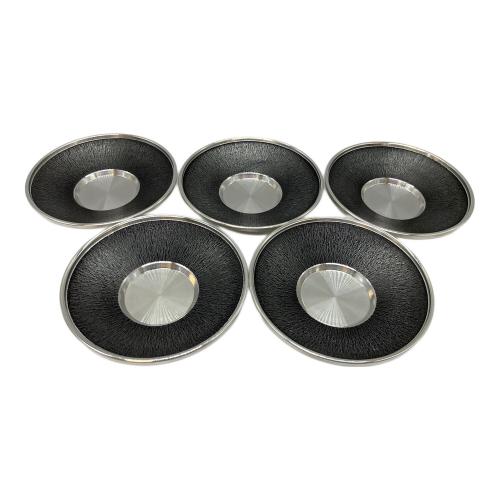 錫半 (スズハン) 茶器揃 ▲ 嵯峨野 急須・茶托・茶さじ・茶壺・瓶座