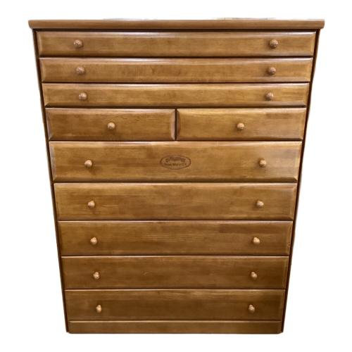 チェスト ブラウン 143 9段