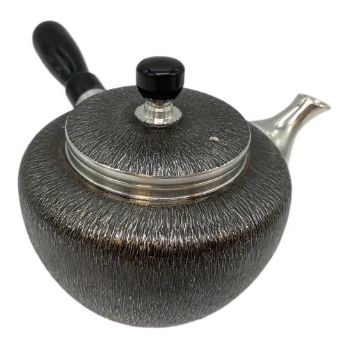 錫半 (スズハン) 茶器揃 ▲ 嵯峨野 急須・茶托・茶さじ・茶壺・瓶座