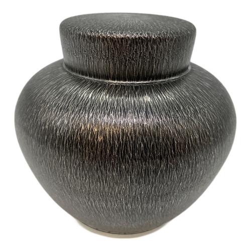 錫半 (スズハン) 茶器揃 ▲ 嵯峨野 急須・茶托・茶さじ・茶壺・瓶座