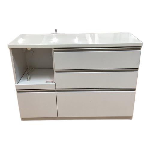 works2 キッチンカウンター ホワイト n106a-24 119×42.5×85.5