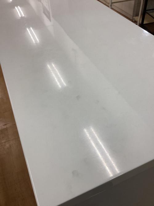 works2 キッチンカウンター ホワイト n106a-24 119×42.5×85.5