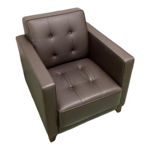 1人掛けソファー ブラウン