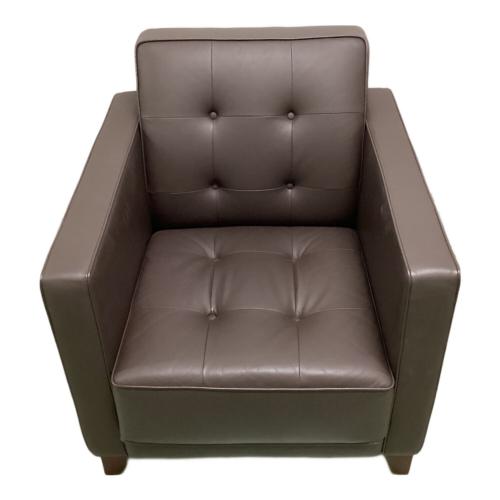 1人掛けソファー ブラウン