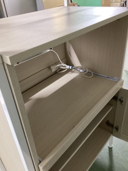 レンジボード ナチュラル 98 2枚扉