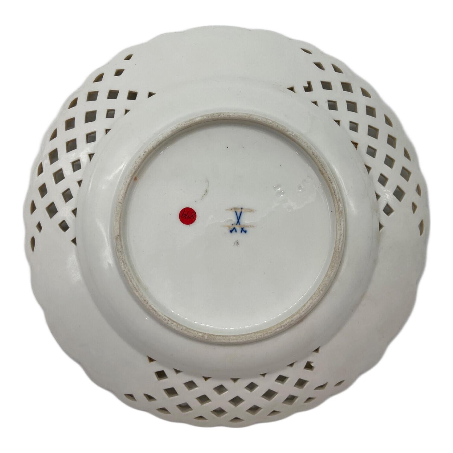 【1119M6】マイセン ベーシックフラワー 透かしプレート 1119M6】マイセン ベーシックフラワー 透かしプレート ユーロクラシク