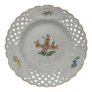 Meissen (マイセン) プレート 透かし飾り ベーシックフラワー