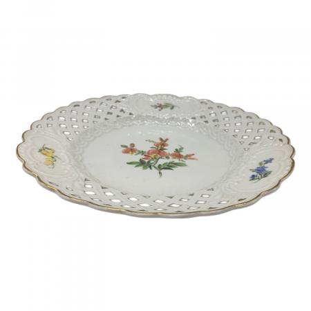 Meissen (マイセン) プレート 透かし飾り ベーシックフラワー