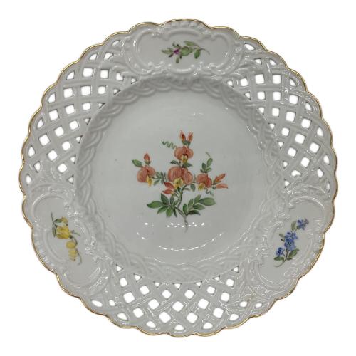 Meissen (マイセン) プレート 透かし飾り ベーシックフラワー