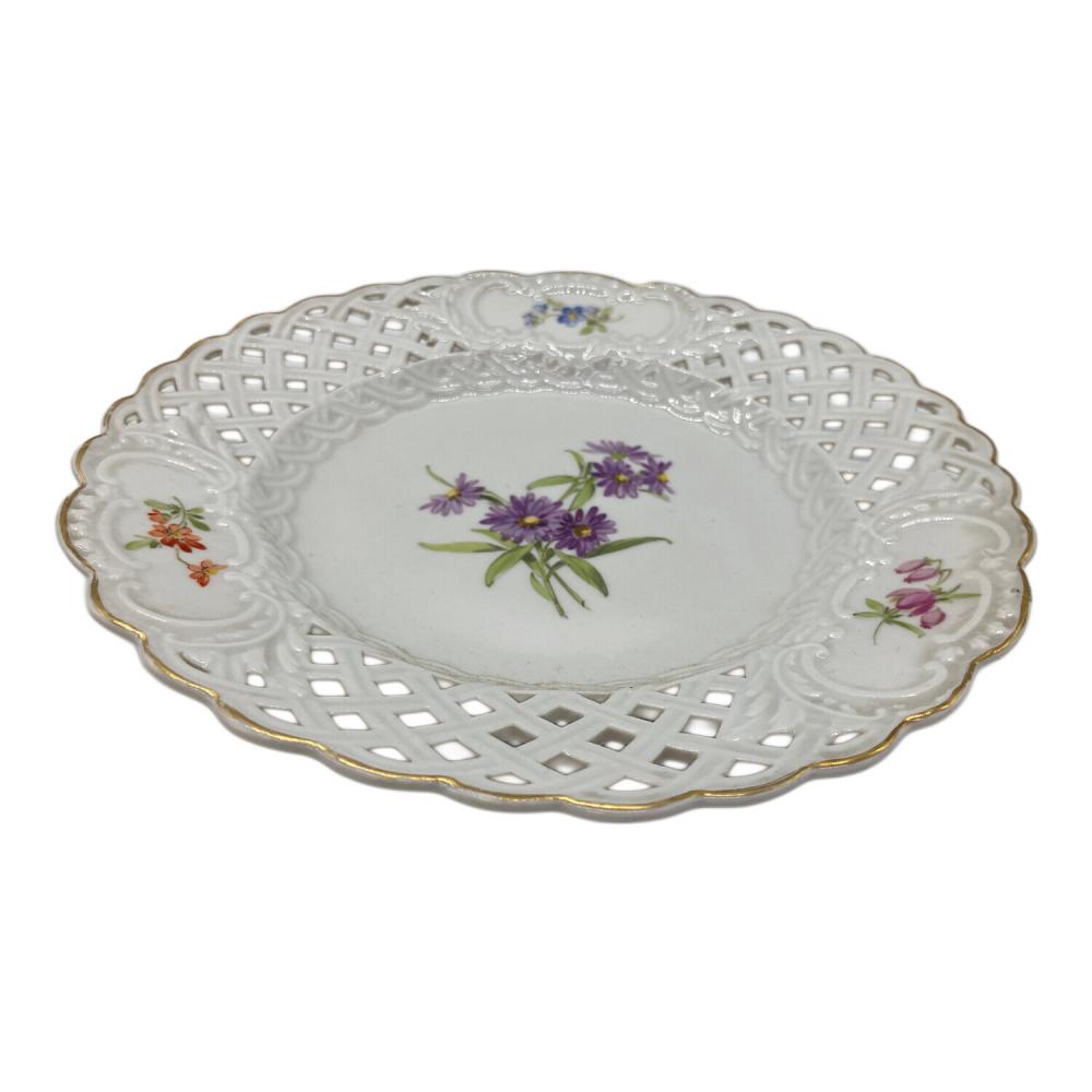 Meissen (マイセン) プレート 透かし飾り ベーシックフラワー