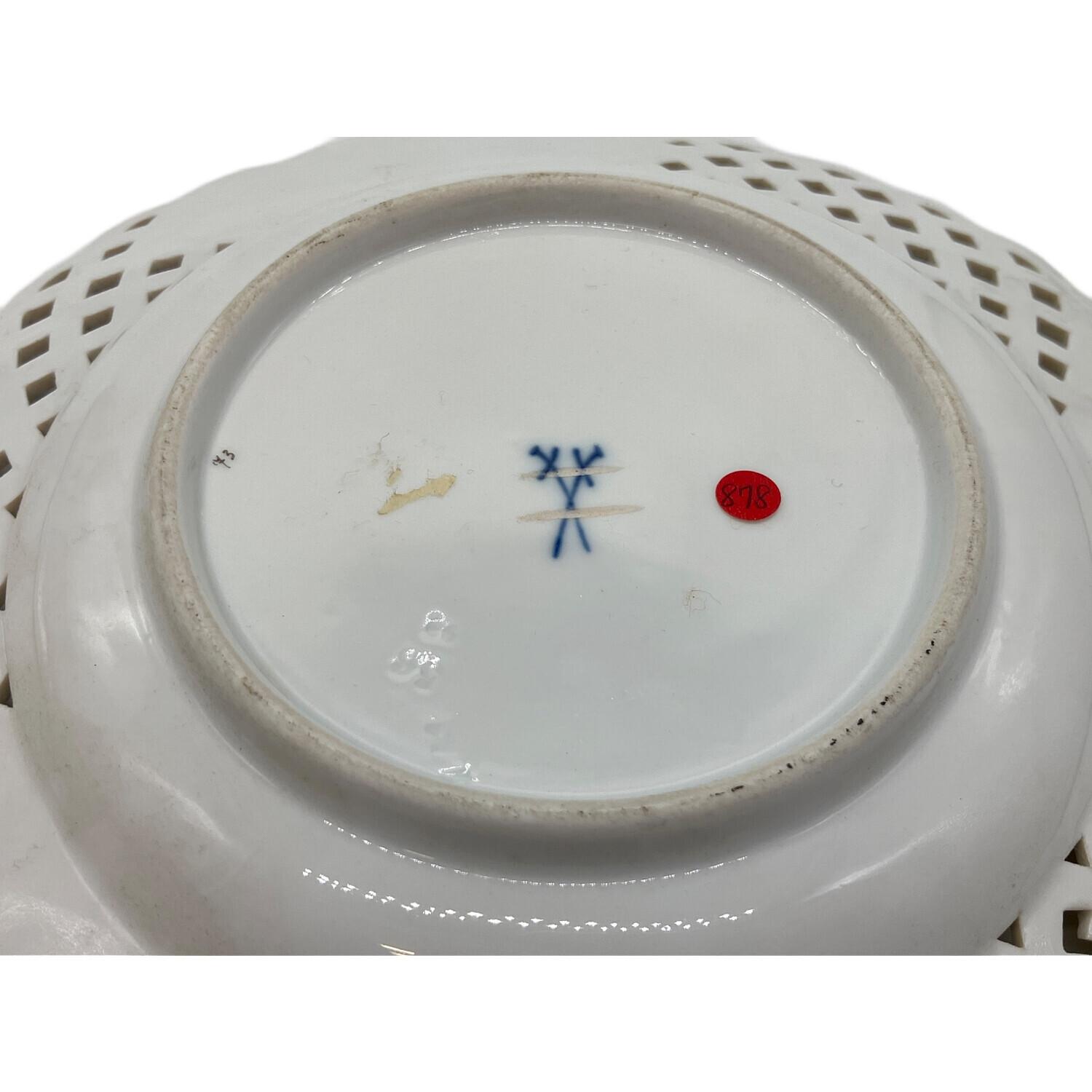 Meissen (マイセン) プレート 透かし飾り ベーシックフラワー