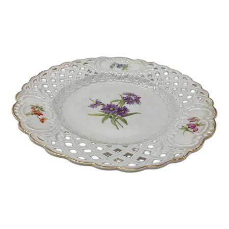 Meissen (マイセン) プレート 透かし飾り ベーシックフラワー