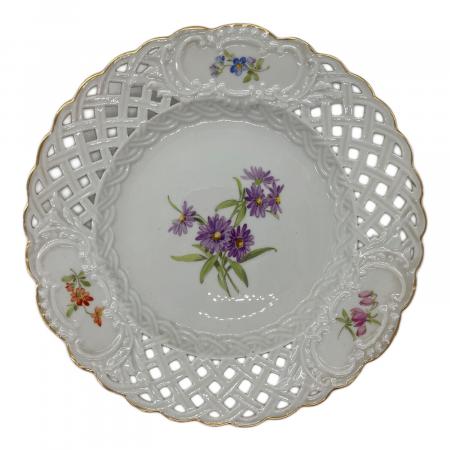 Meissen (マイセン) プレート 透かし飾り ベーシックフラワー