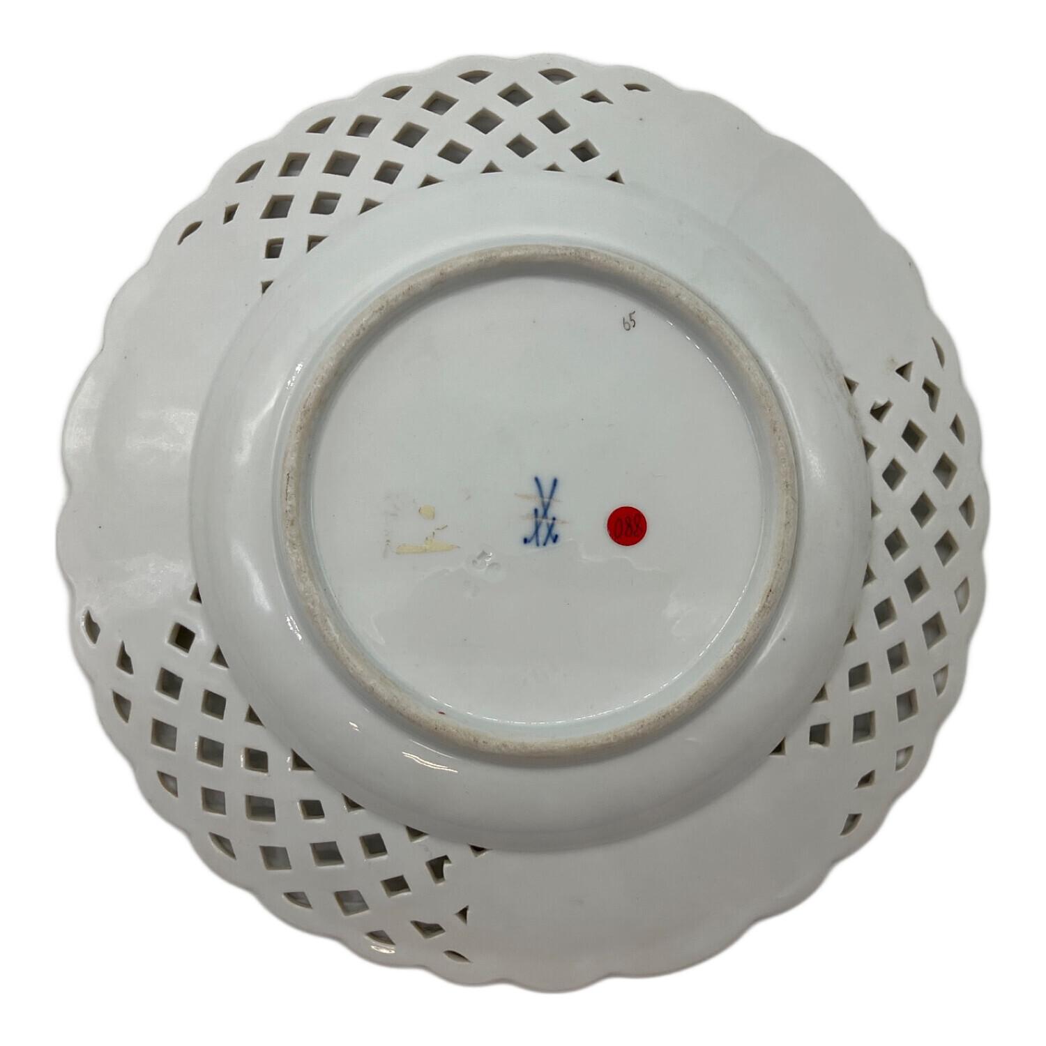 Meissen (マイセン) プレート 透かし飾り ベーシックフラワー