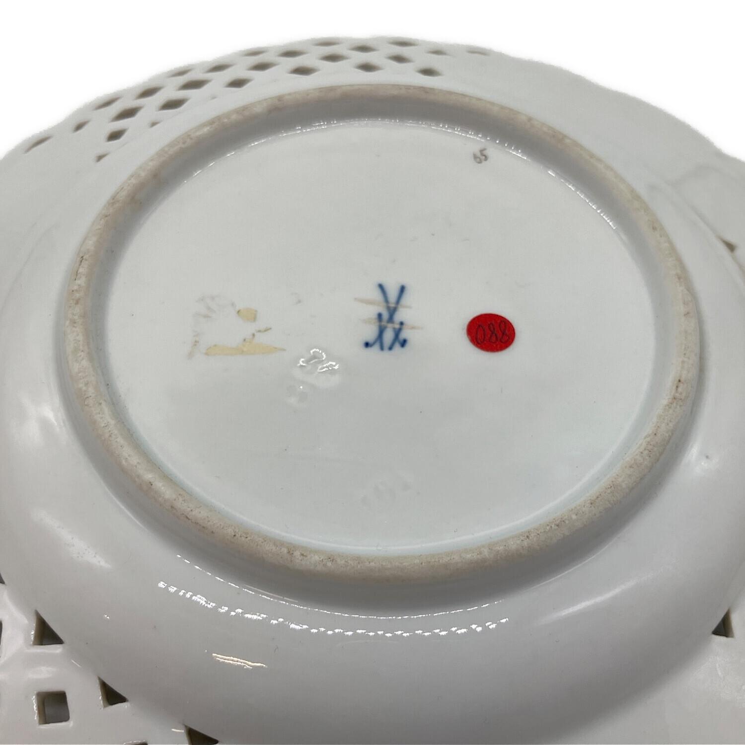 Meissen (マイセン) プレート 透かし飾り ベーシックフラワー