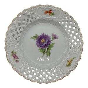 Meissen (マイセン) プレート 透かし飾り ベーシックフラワー