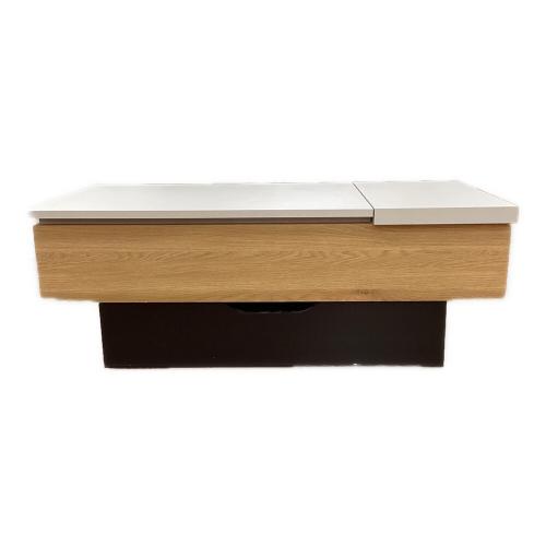 東馬 (トウマ) STLリビングテーブル ホワイト×ナチュラル